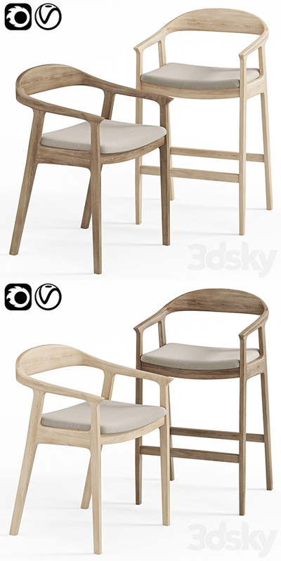 Sapporo Chair, Barolo Chair by deephouse
